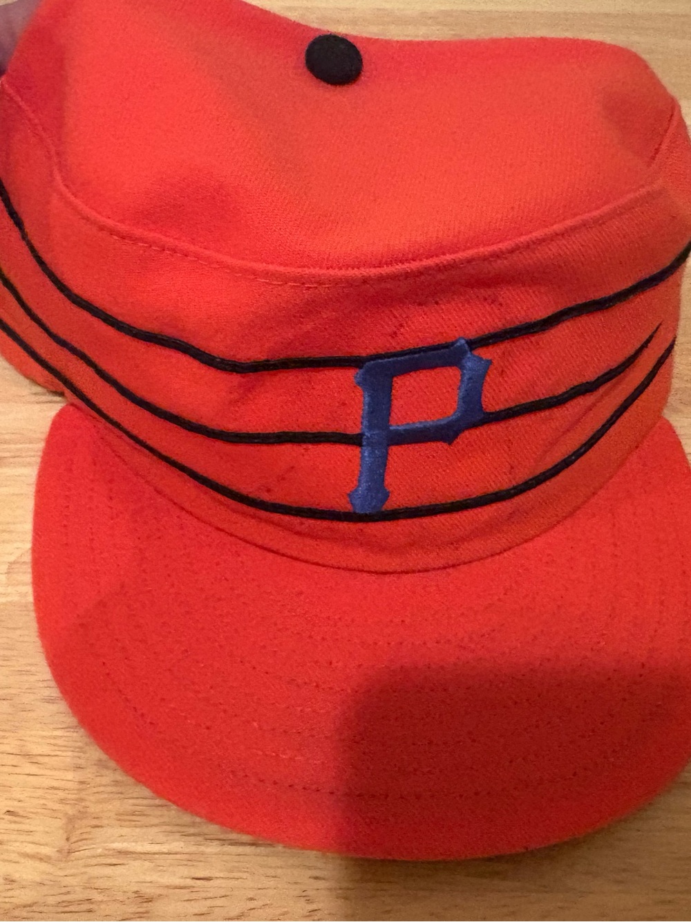 Ebbets Field Flannels Orange Pillbox Phoenix SF Giants Cap Hat Size 7 1/4